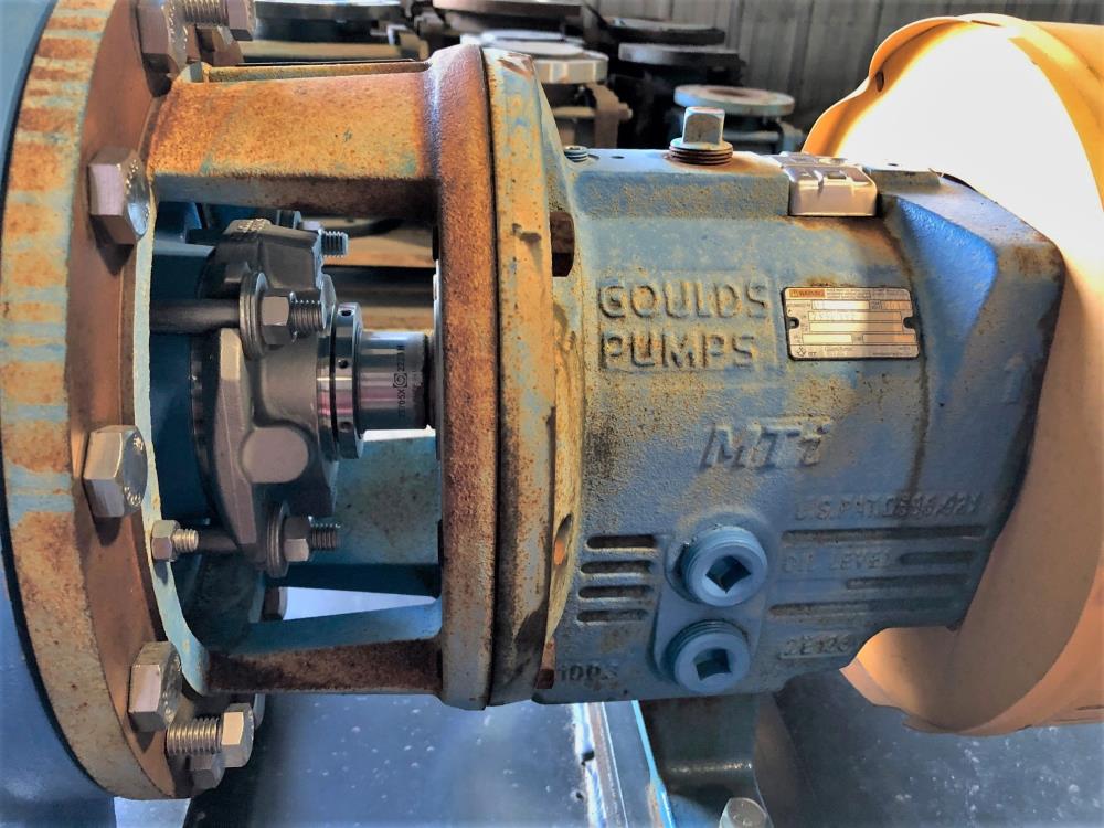 Goulds 3196 i-Frame Centrifugal Pump 3" x 4" -10, Stainless Steel w/ 100HP Motor